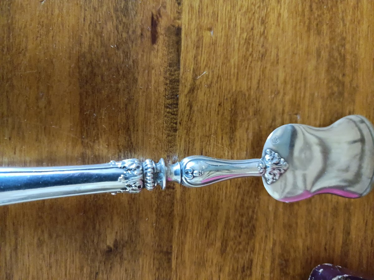 Petit Fours Mignardise Service, 19th Century Minerva Silver-photo-4