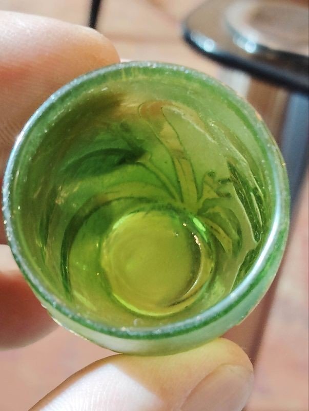 Daum Nancy Cross Of Lorraine Miniature Green Vase Acid-etched Decorations Of Iris Signed-photo-1