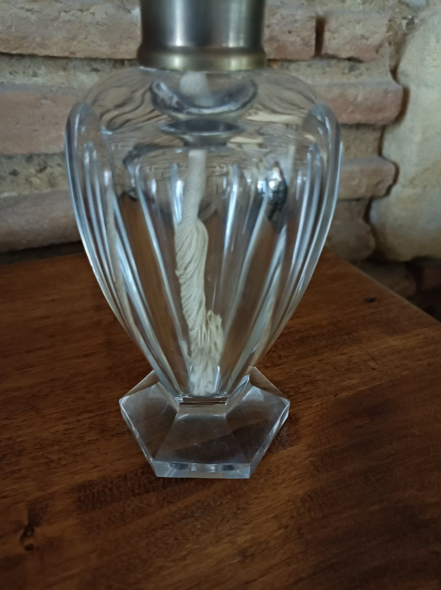 Lampe Berger Cut Crystal Baccarat France Model Amphore 20th Century-photo-3