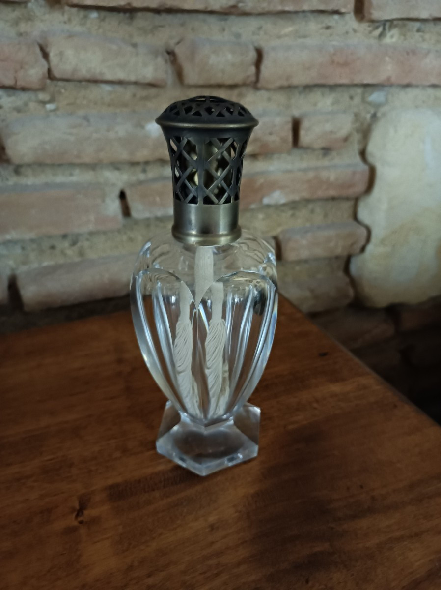 Lampe Berger Cut Crystal Baccarat France Model Amphore 20th Century