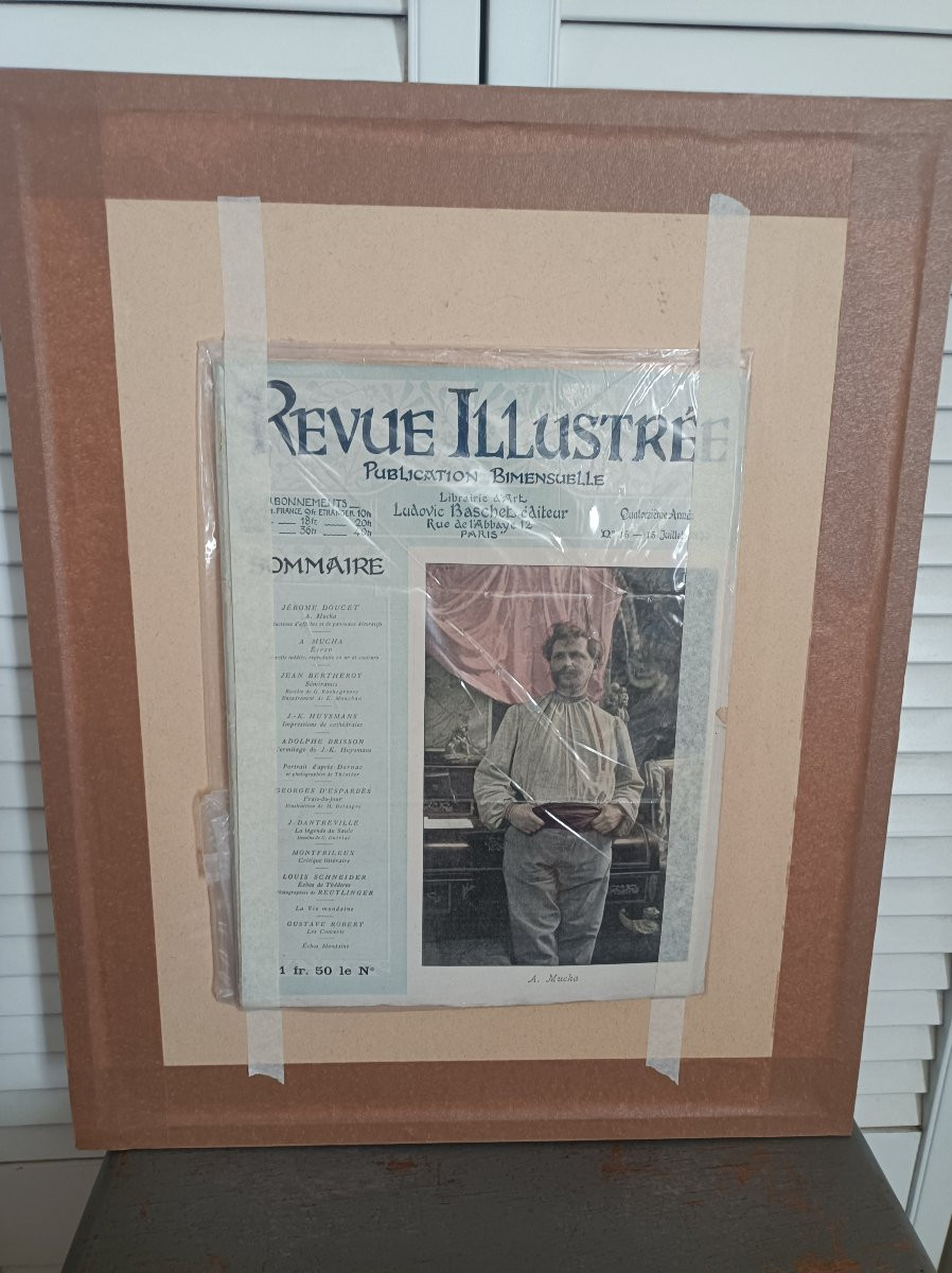 Alphonse Mucha - The Passing Wind Carries Away Youth, 1899 - Original Lithograph-photo-2