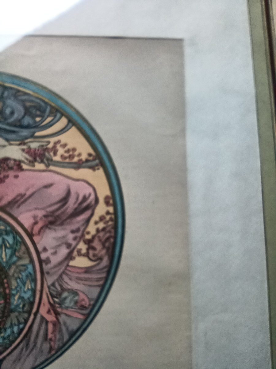 Alphonse Mucha - The Passing Wind Carries Away Youth, 1899 - Original Lithograph-photo-5