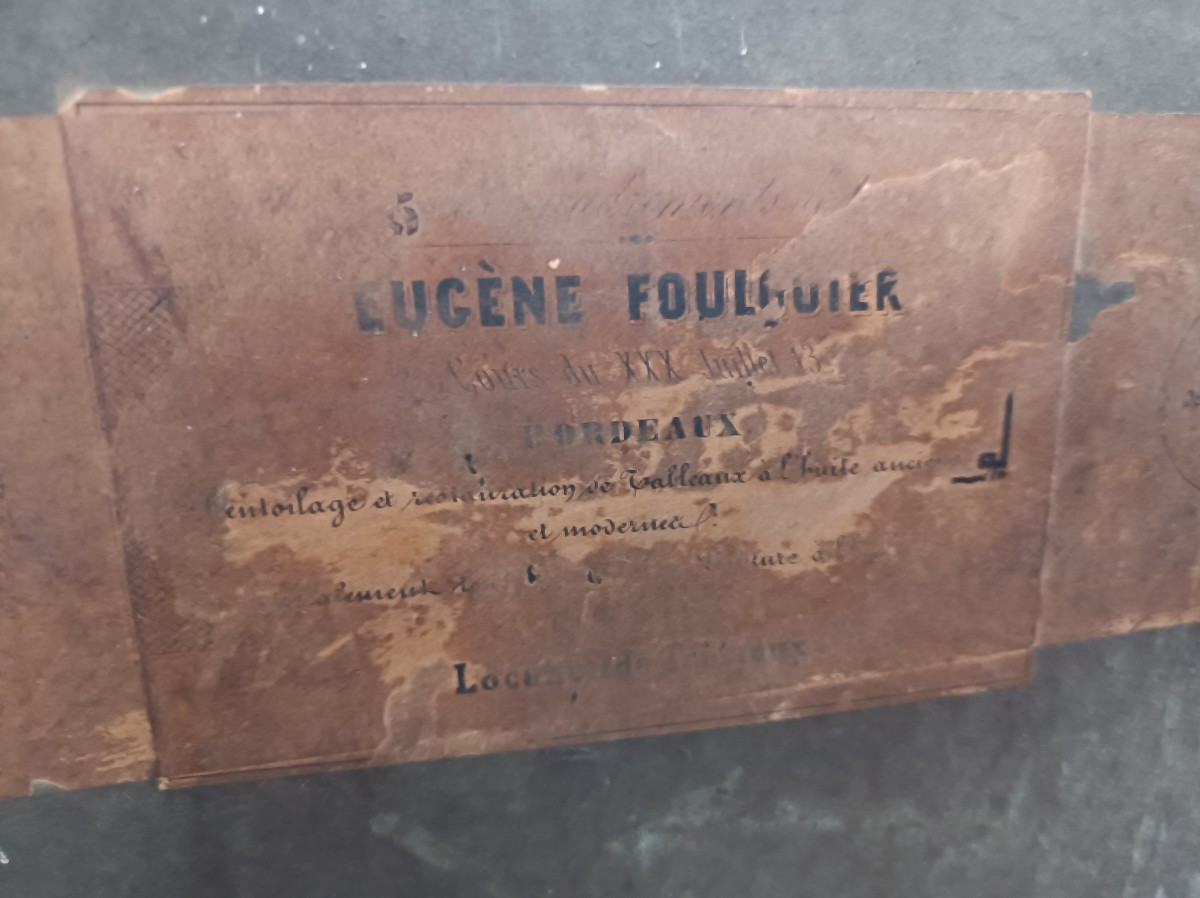 Paul Jourdy  ( 1805 - 1856  ) portrait de Mme Marie Madelaine joséphine Labat  XIXe siecle-photo-2