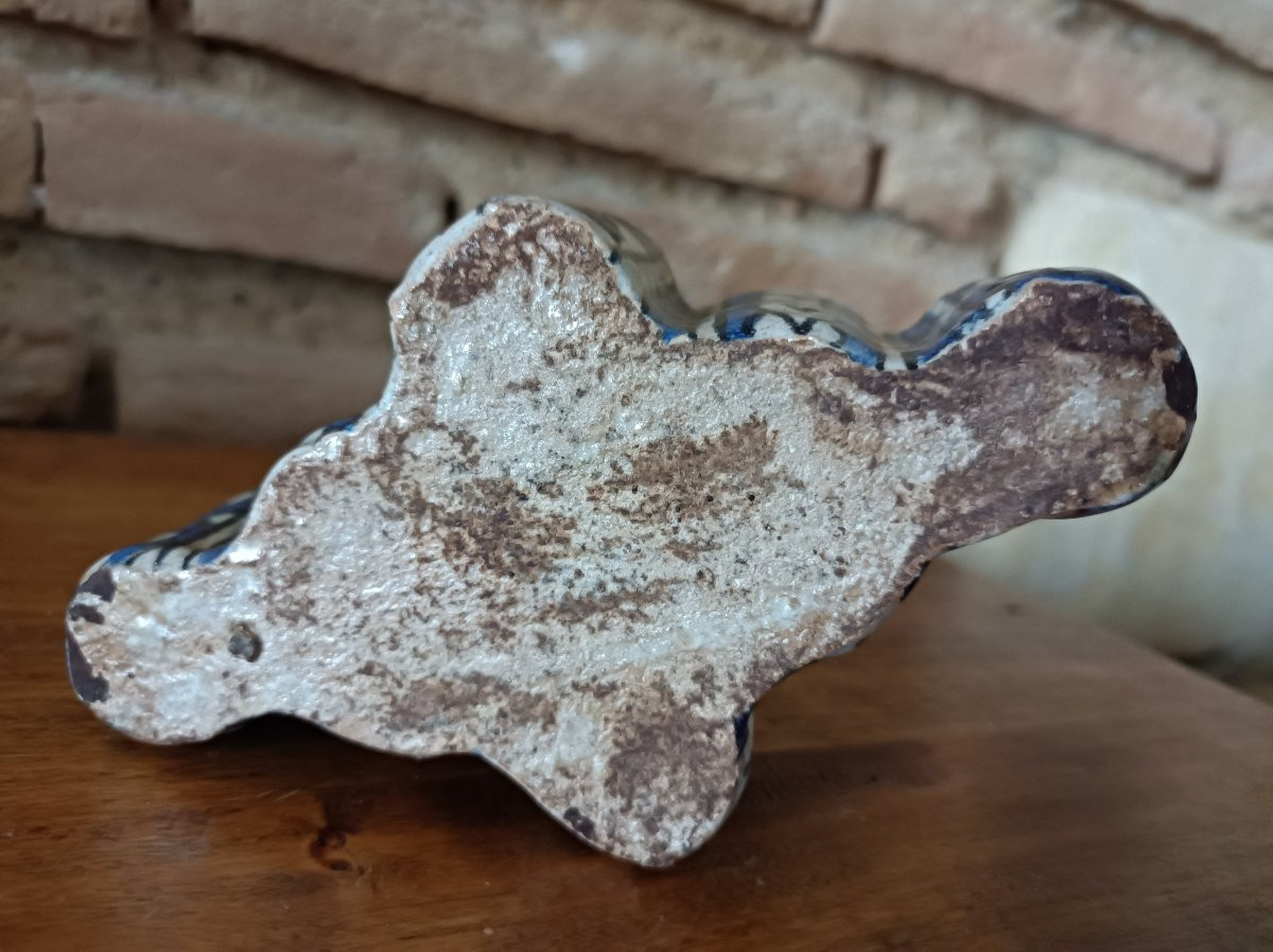 Maroc Fès Douïa encrier d'enlumineur à 6 godets XIX siecle-photo-2