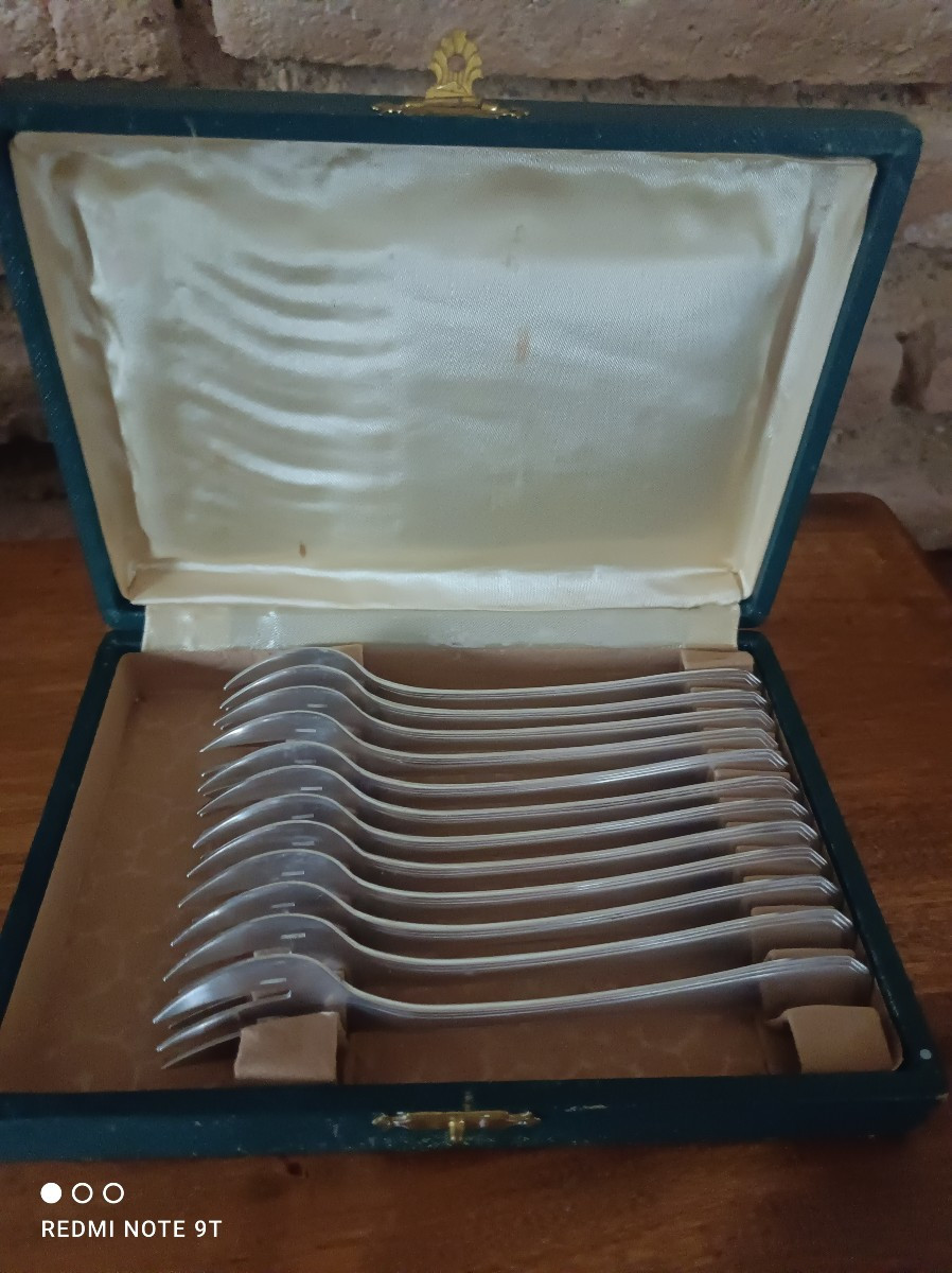  Fourchettes à huître modèle America Christofle