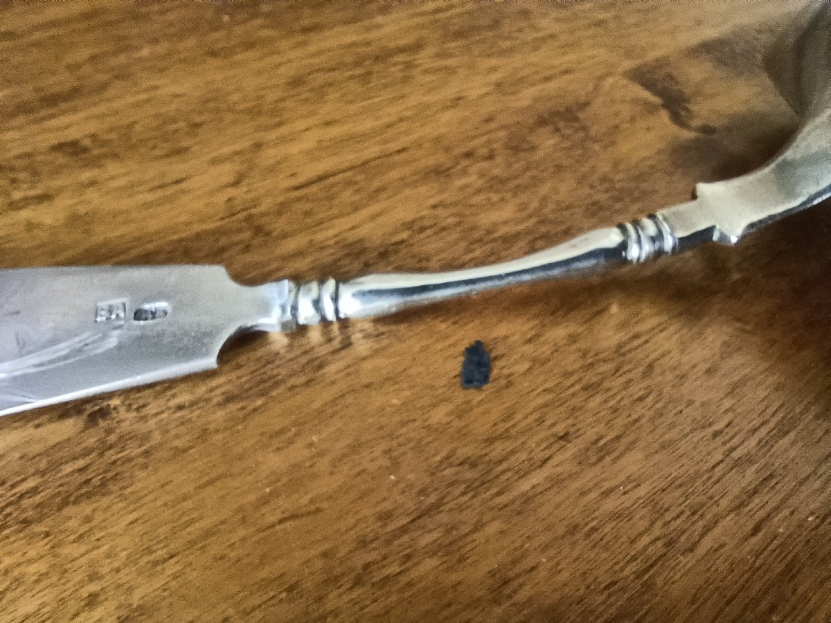 Cuillère à saupoudrer argent russe vermeil  Moscou Agafonov XIXème siecle-photo-4