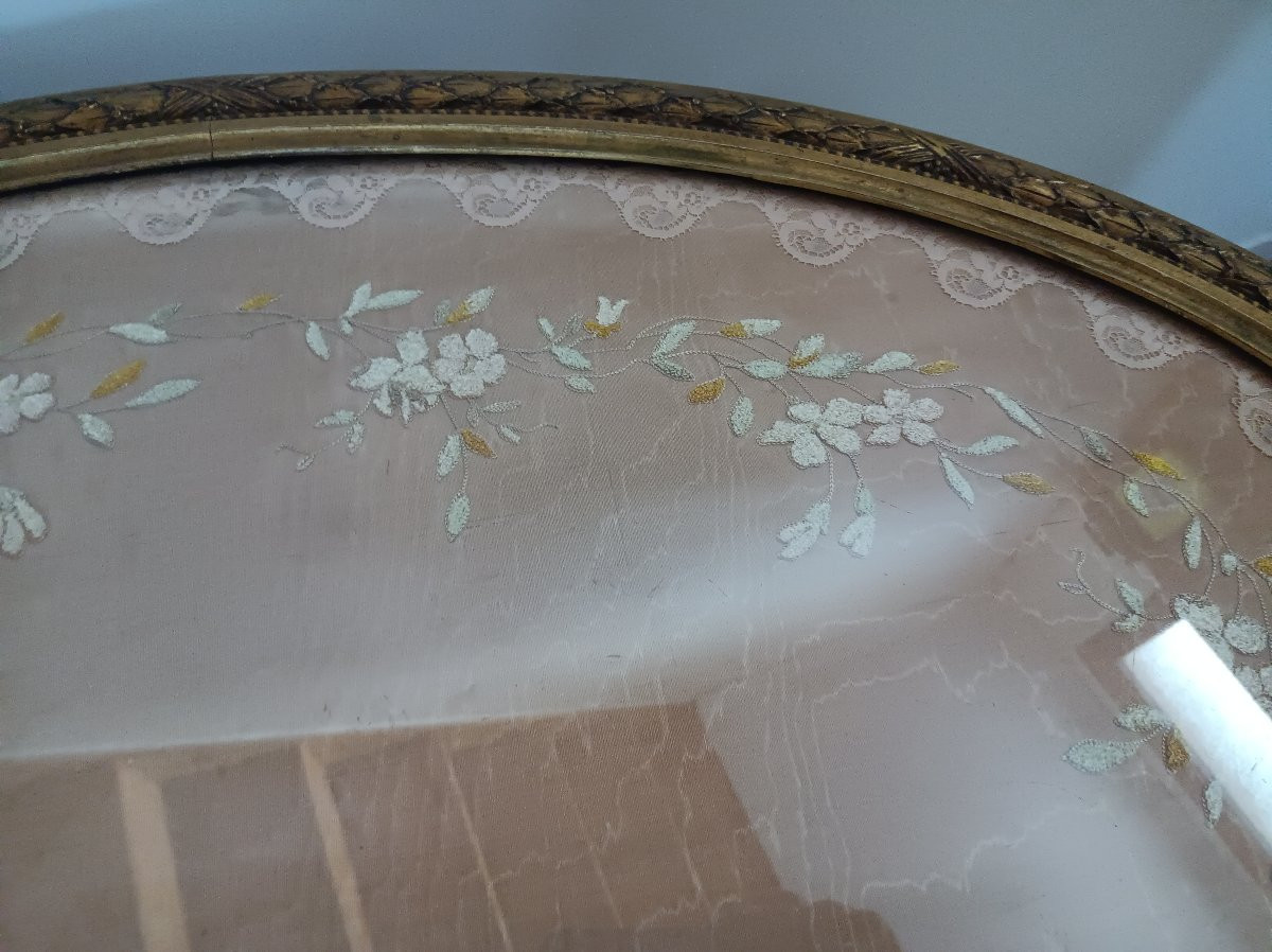 Louis XVI Center Table, In Gilded Wood -photo-3