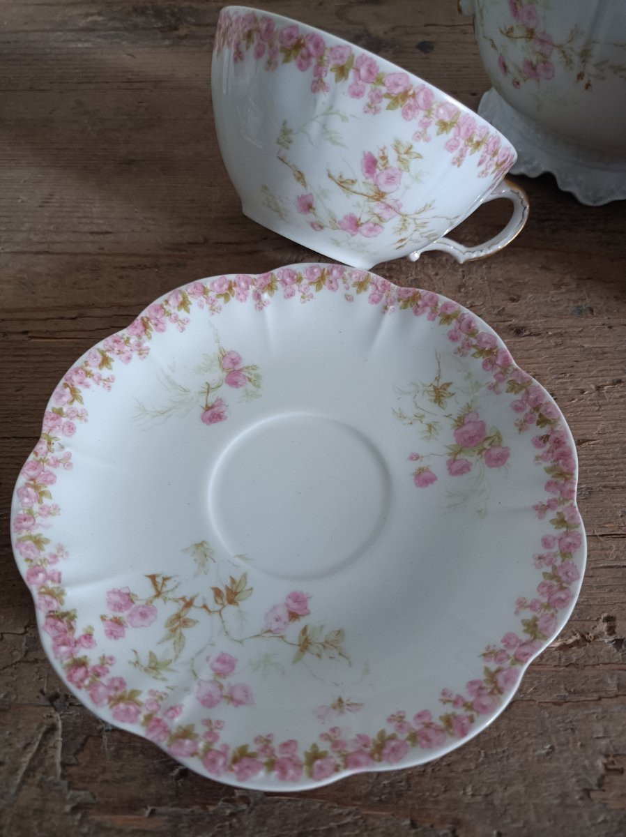 Louis Majorelle & Haviland Limoges Porcelain Tea And Coffee Service Circa 1890-photo-2