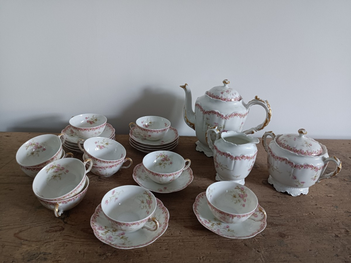 Louis Majorelle & Haviland Limoges Porcelain Tea And Coffee Service Circa 1890