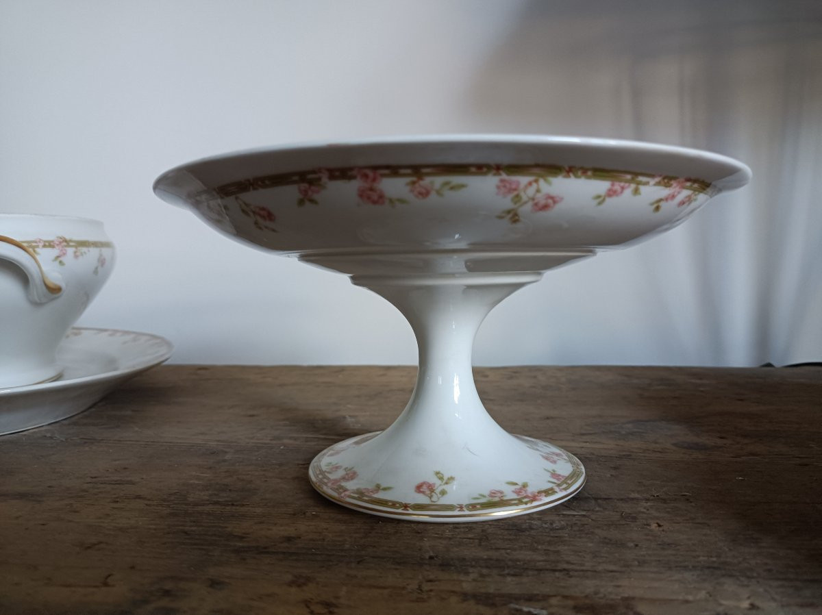 Majorelle Nancy-haviland & Cnie Limoges Porcelain Service With Floral Decoration -photo-7