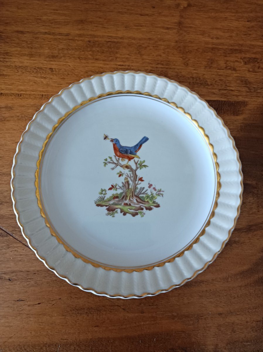 Bernadaud In Limoges, 12 Dessert Plates After A Collection By Edward Catesby-photo-1