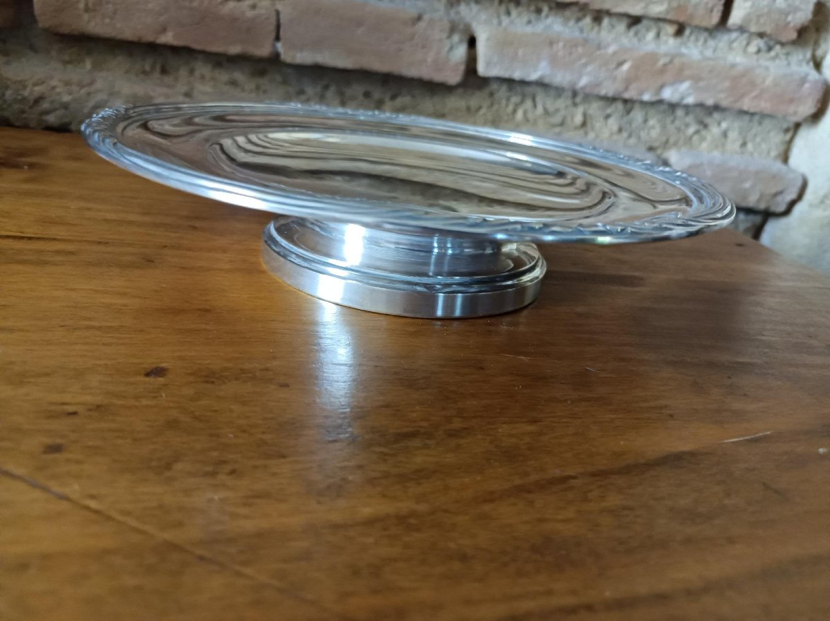  Puiforcat For Servan Bordeaux, Solid Silver Freestanding Display Bowl, 19th Century-photo-2