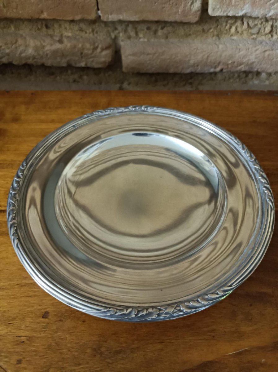  Puiforcat For Servan Bordeaux, Solid Silver Freestanding Display Bowl, 19th Century-photo-3
