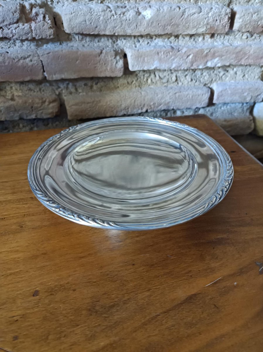  Puiforcat For Servan Bordeaux, Solid Silver Freestanding Display Bowl, 19th Century
