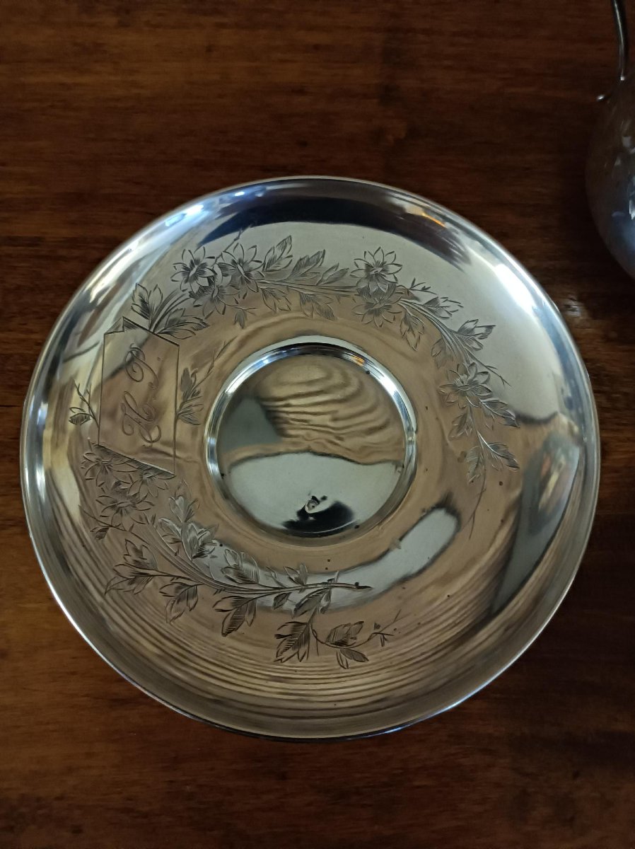 Art Nouveau Vermeil Solid Silver Hot Chocolate Cup By Silversmith Victor Boivin, Paris -photo-2