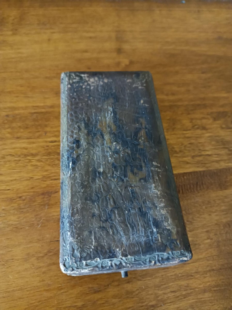 Cachet Sceau Argent Massif Poinçon Feuillage Art Nouveau 19e-photo-3