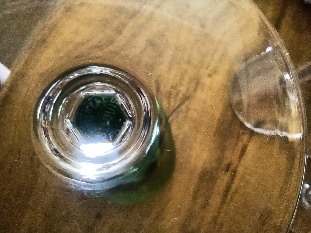 Saint Louis: 6 verres en cristal de couleur ,”Roemer” modele Cerdagne-photo-2