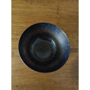 Jade Snow Wong For Vc Morris, San Francisco, Enamel Bowl Made With Enamel Powder On Copper, Signed 1947