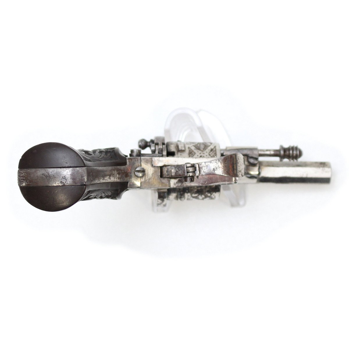 Revolver à broche type Lefaucheux, calibre 5 mm, France ou Belgique, milieu du XIXe siècle-photo-3