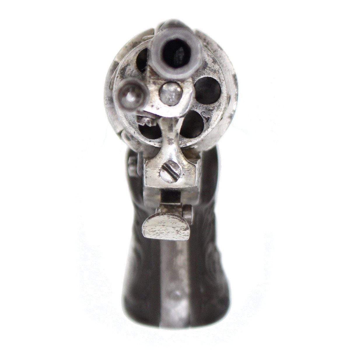 Revolver à broche type Lefaucheux, calibre 5 mm, France ou Belgique, milieu du XIXe siècle-photo-3