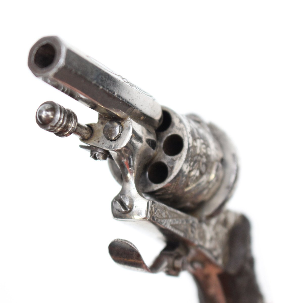 Revolver à broche type Lefaucheux, calibre 5 mm, France ou Belgique, milieu du XIXe siècle-photo-5