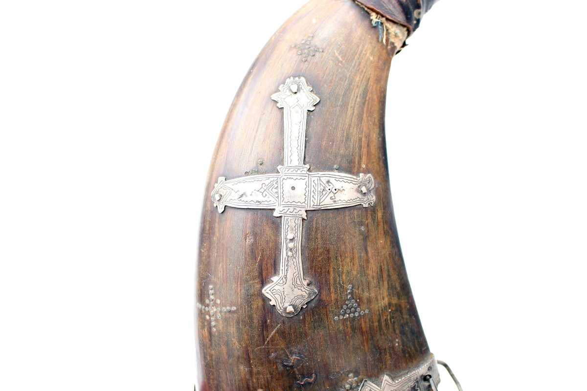 Powder Horn, Ethiopia, 19th Century-photo-4