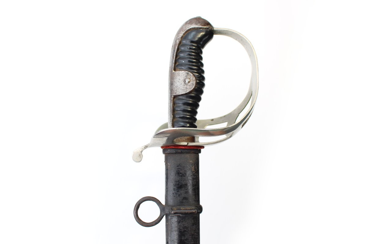 Sabre d’officier modèle 1852, 16ème bataillon du train, Allemagne Impériale, début du XXème-photo-2