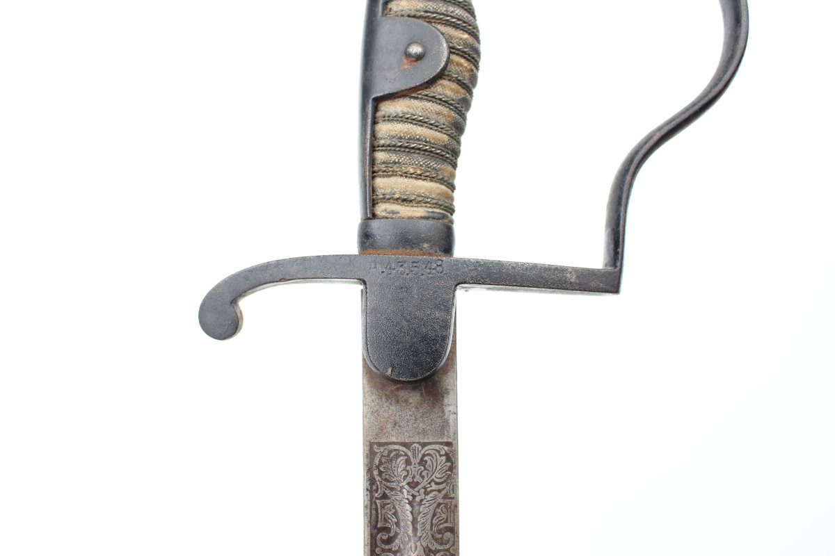 Sabre modèle 1949 d’officier d’artillerie, Allemagne Impériale, début du XXème siècle-photo-2