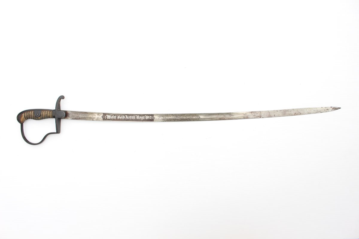 Sabre modèle 1949 d’officier d’artillerie, Allemagne Impériale, début du XXème siècle-photo-4