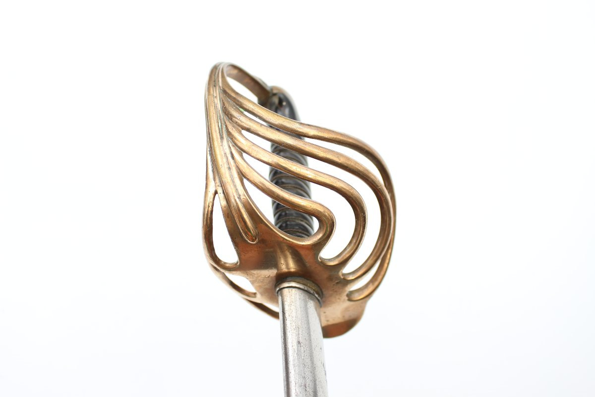 Sabre d’officier de cavalerie, sur le modèle 1882, France, Troisième République, fin du XIXème-photo-3