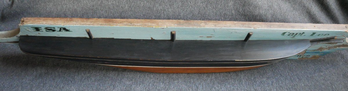 Shipyard Half-hull, Shipowner's Model, Boat Model, England, 19th Century-photo-1