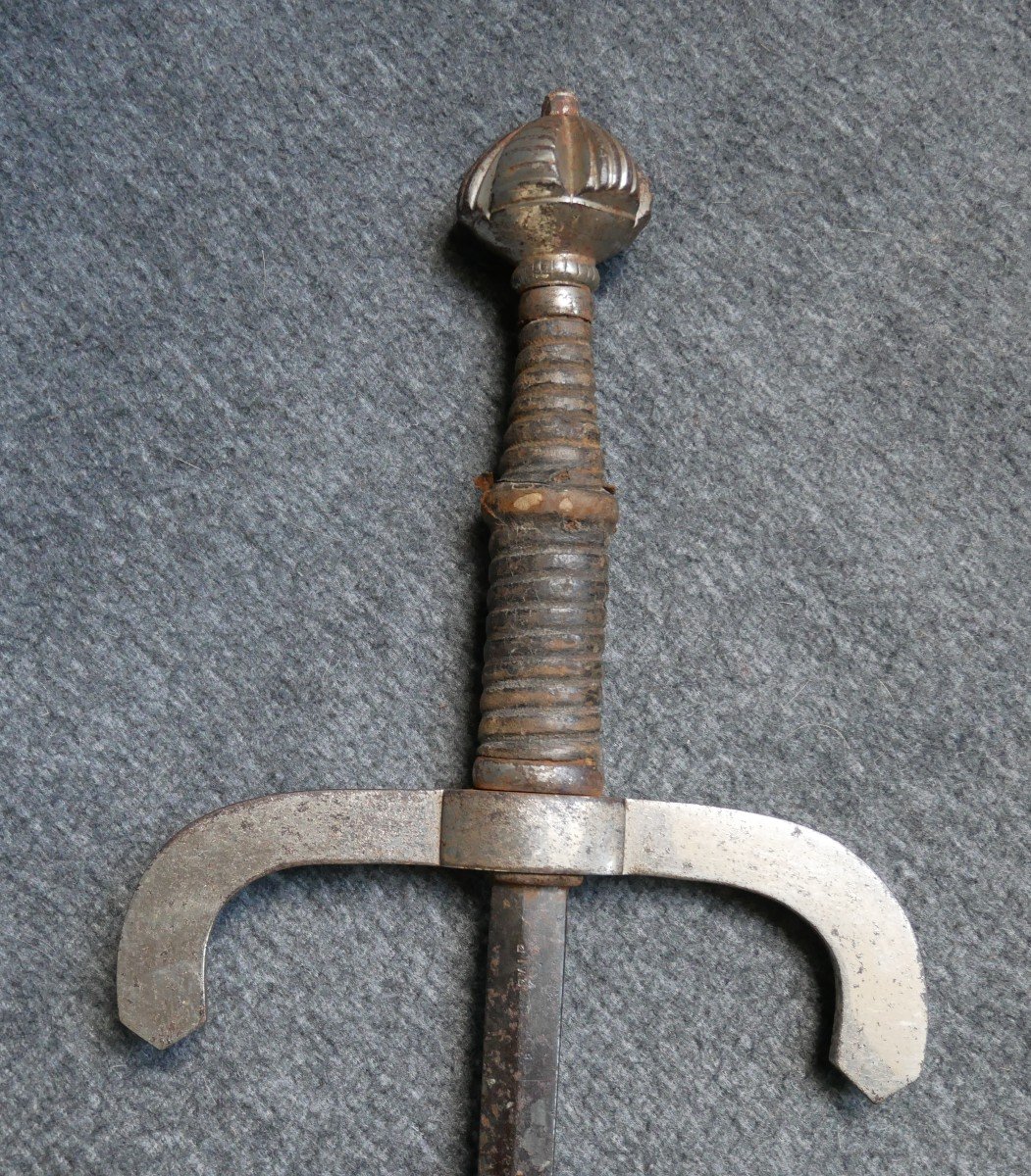Theater Sword, Fencing, Wrought Iron, 19th Century-photo-2