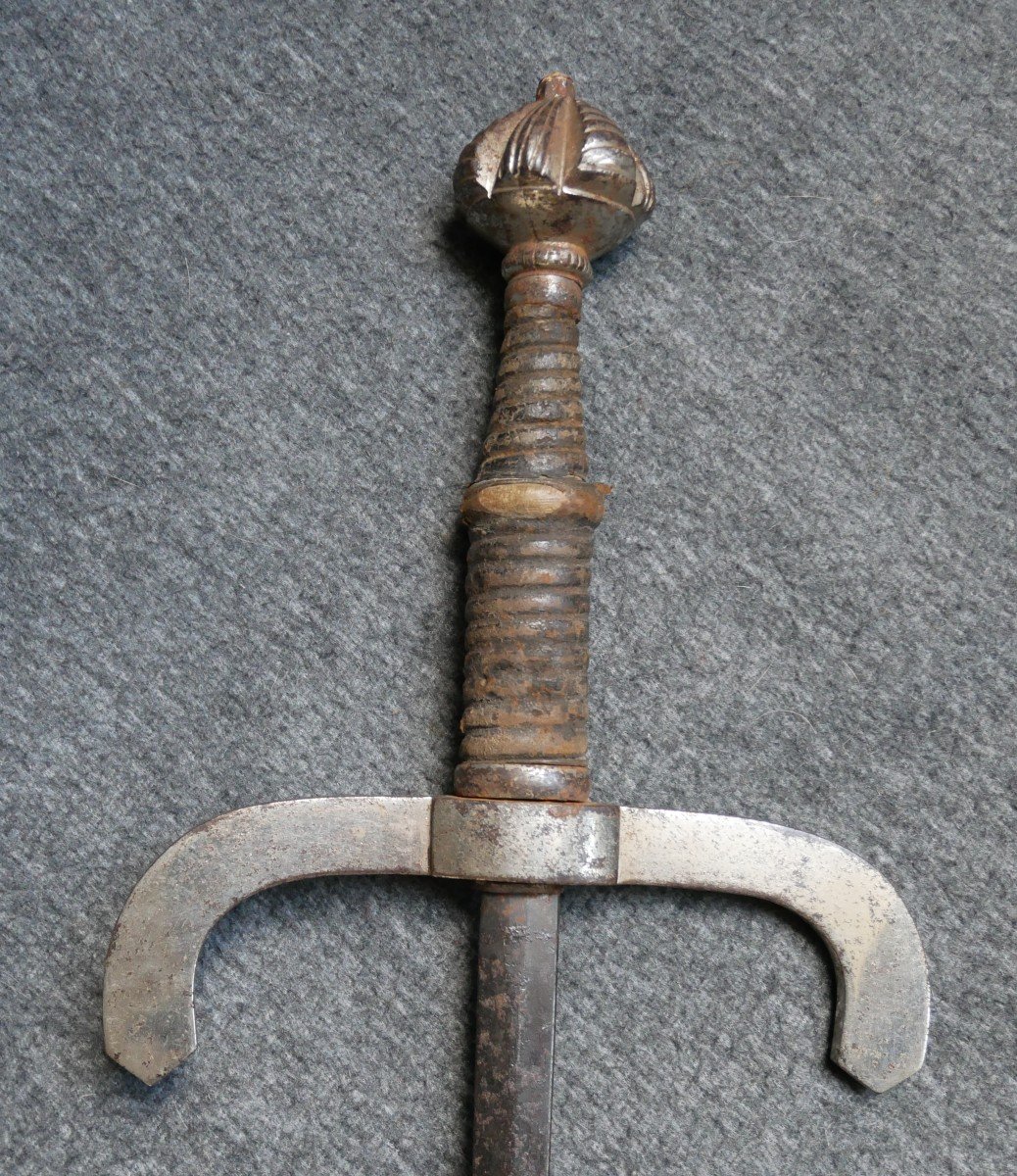 Theater Sword, Fencing, Wrought Iron, 19th Century-photo-3
