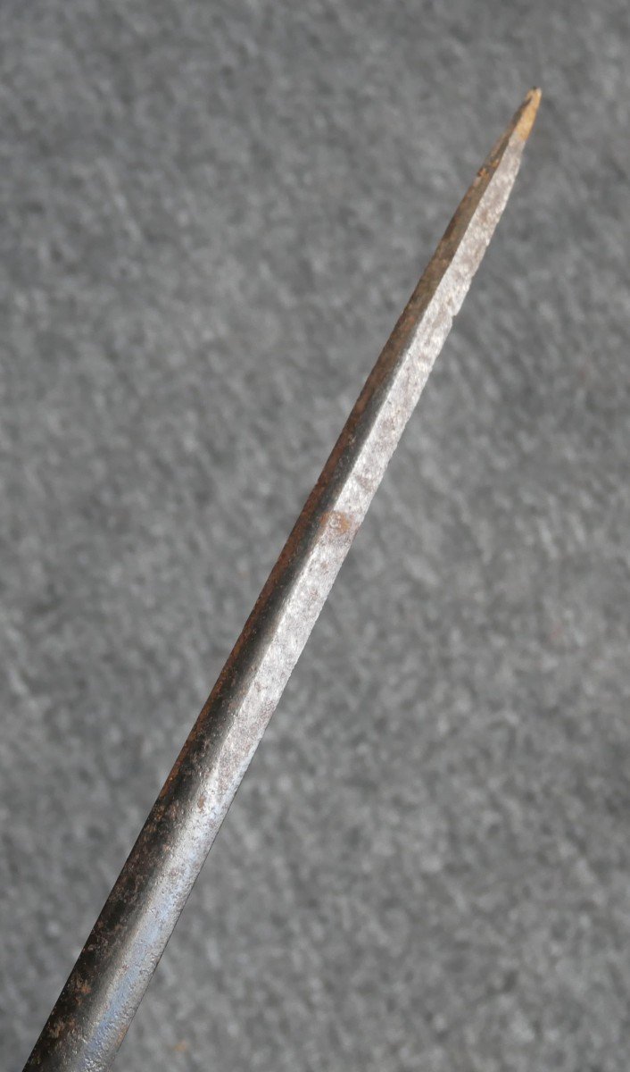 Theater Sword, Fencing, Wrought Iron, 19th Century-photo-1