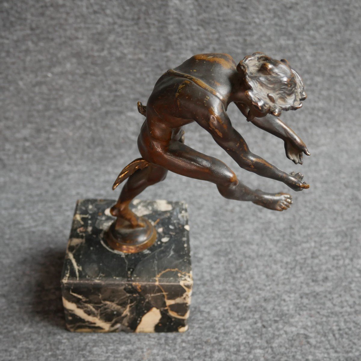 Satire En Bronze, Sculpture, Bronze Ancien, XIXème-photo-4