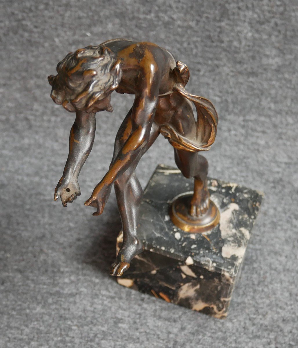 Satire En Bronze, Sculpture, Bronze Ancien, XIXème-photo-2