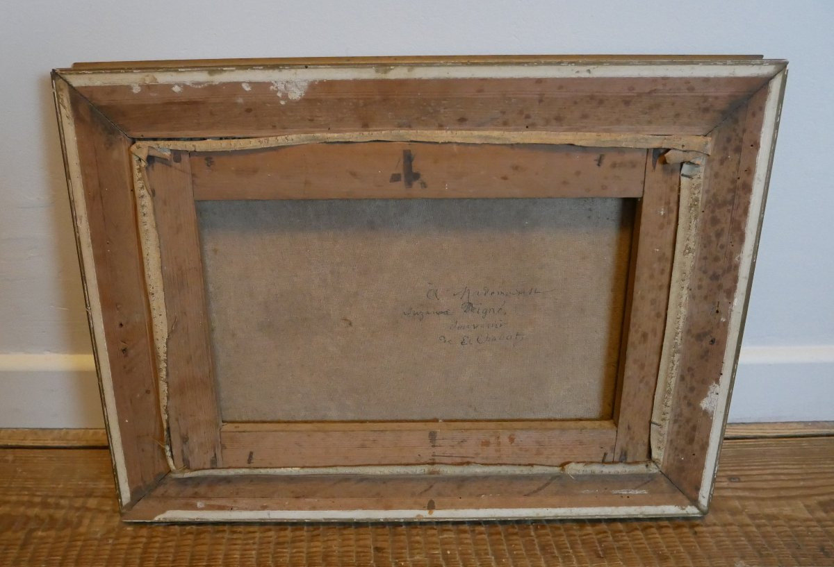 Huile sur Toile, Paysage côtier, Quiberon, Signé, 1900-photo-4