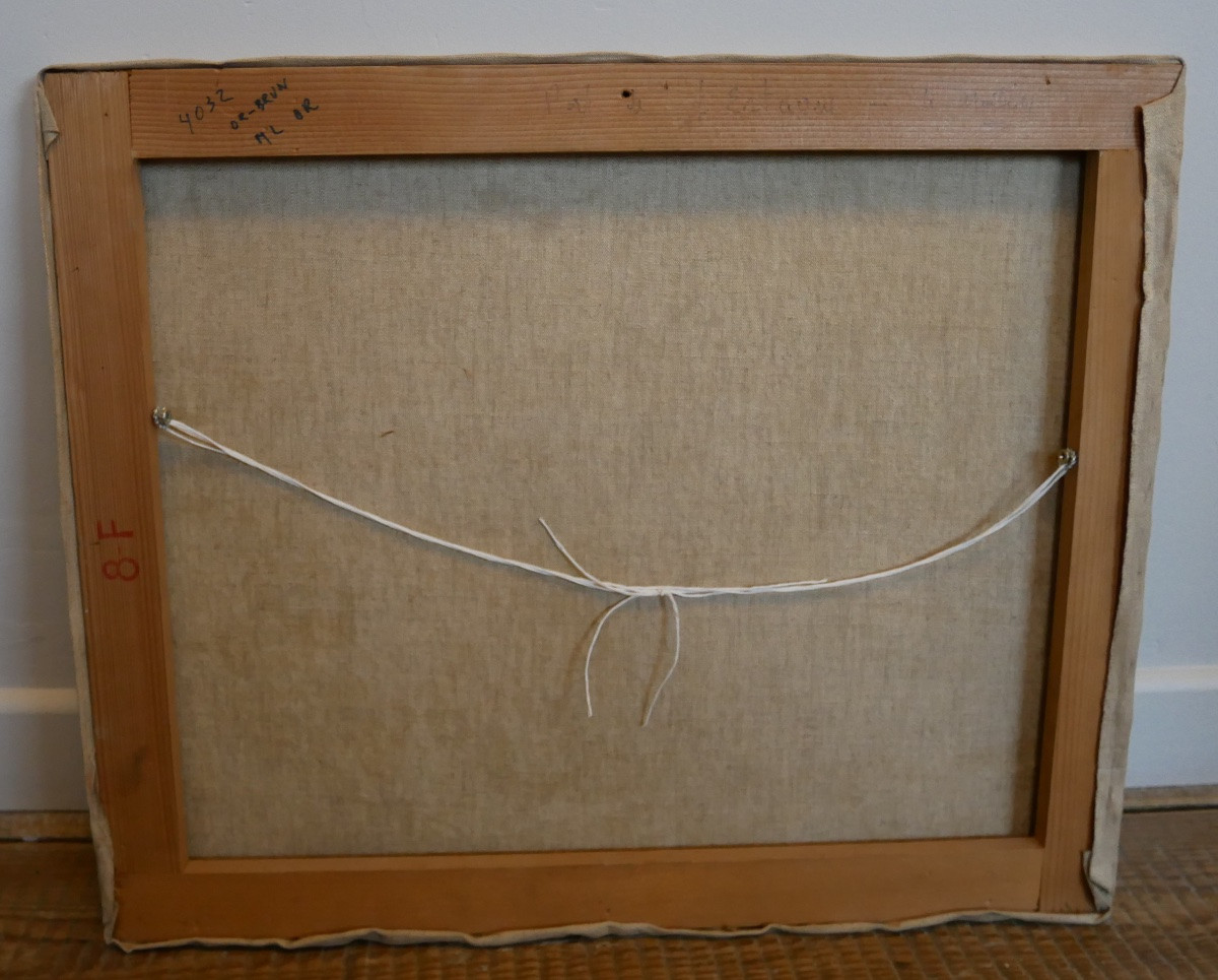 Portal-Pelissier, Vue du Port de L'Estaque, Marseille, Huile sur Toile, Signée, 1950-photo-4