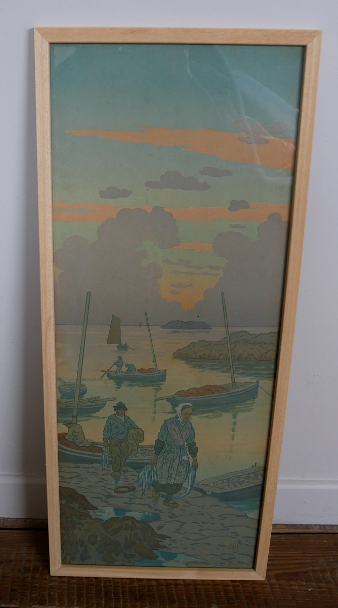 Henri Rivière, La Féérie Des Heures, Le Crépuscule, Lithograph, 1900