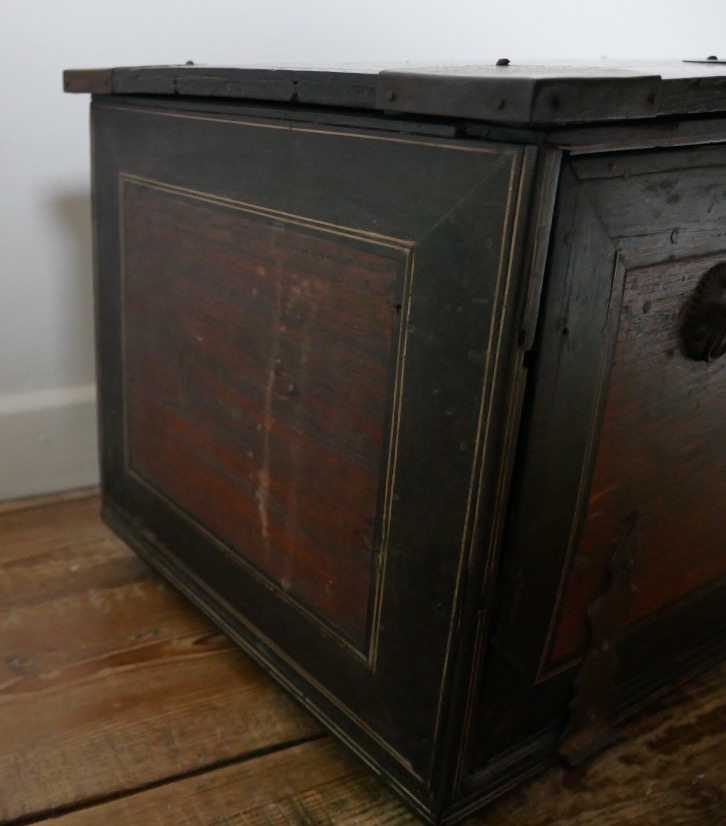 Indo-portuguese Cabinet, Travel Cabinet In Wood And Wood Veneer, 18th, 19th Century-photo-4