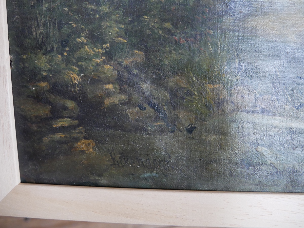Eugène Eckendorf, Oil On Canvas, Sous-bois, 1900-photo-4