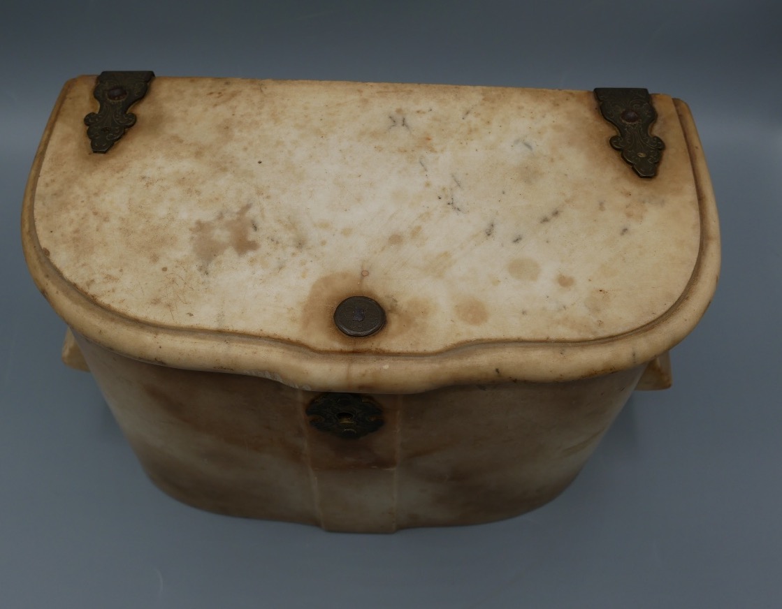 Marble Offal Box, 18th Century-photo-1