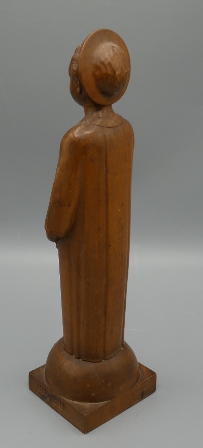 Hester Mabel White, Carved Wooden Baby Jesus, Signed, 20th Century-photo-2