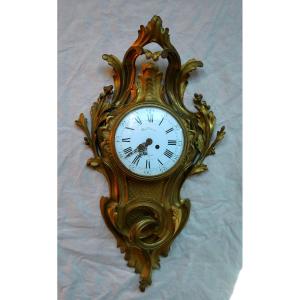 Cartel d'Applique en bronze, Rocaille, Louis XV,  Balthazar, Paris, XVIIIe, XIXe siècle