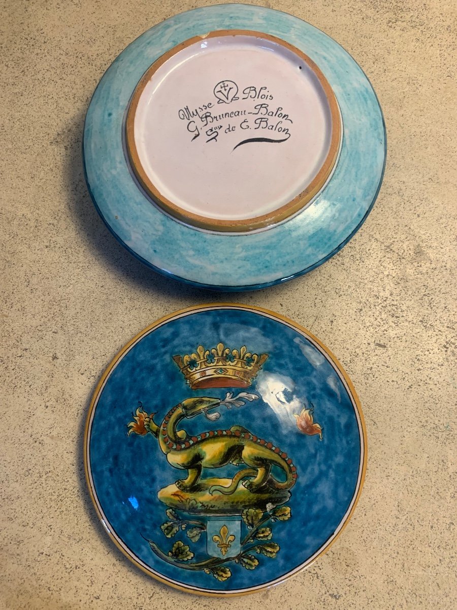 Enameled Ceramic Candy Box By Gaston Bruneau-balon, Early 20th Century-photo-7