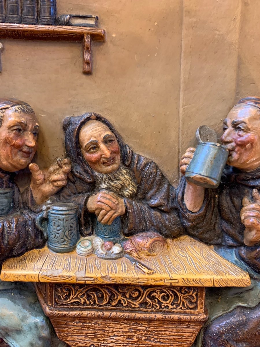 Assiette Murale Musterschutz Par Johann Maresch, Allemagne, Epoque Fin XIXè-photo-2