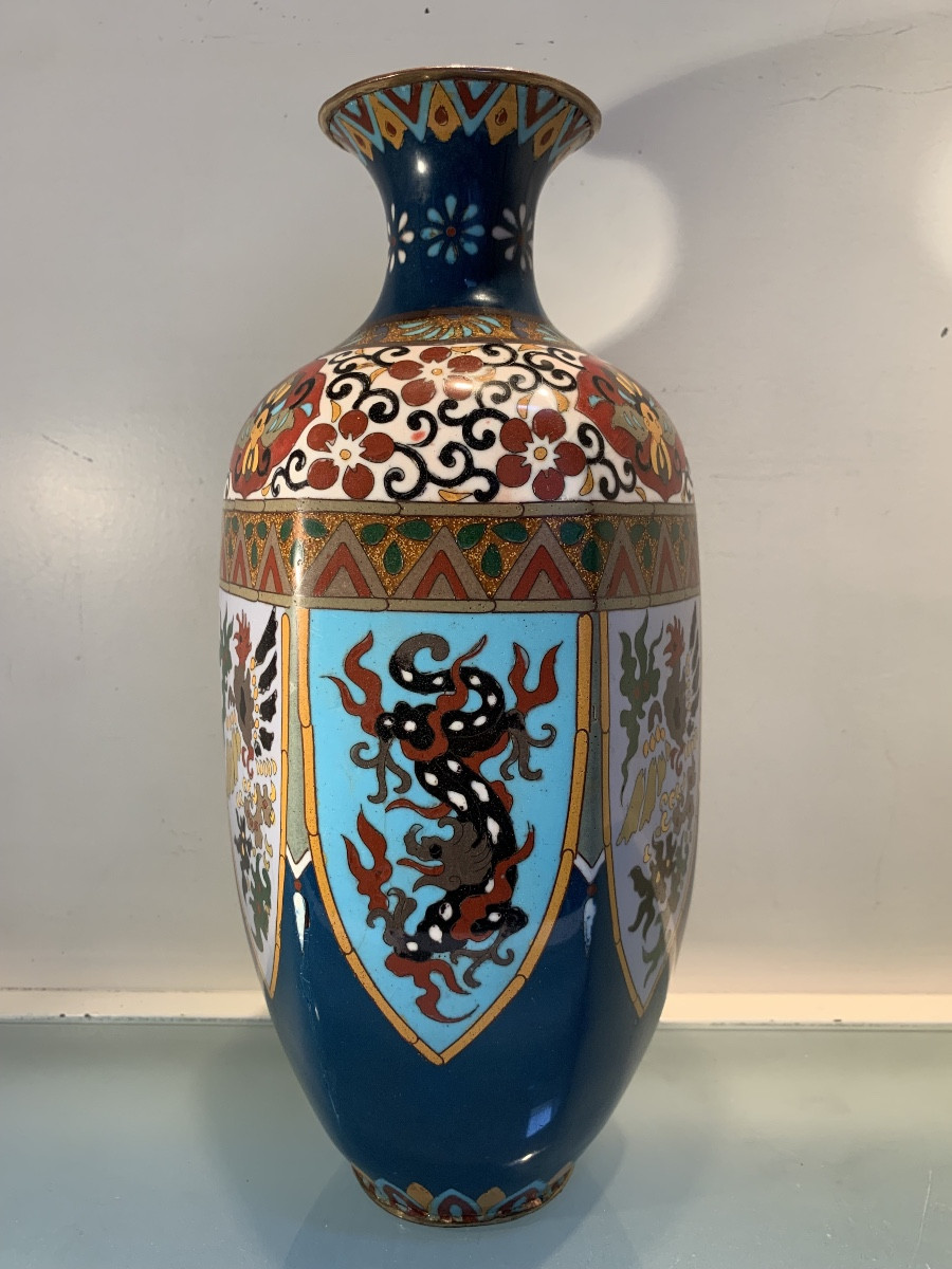 Cloisonné Vase, Japan, Late 19th/early 20th Century-photo-5