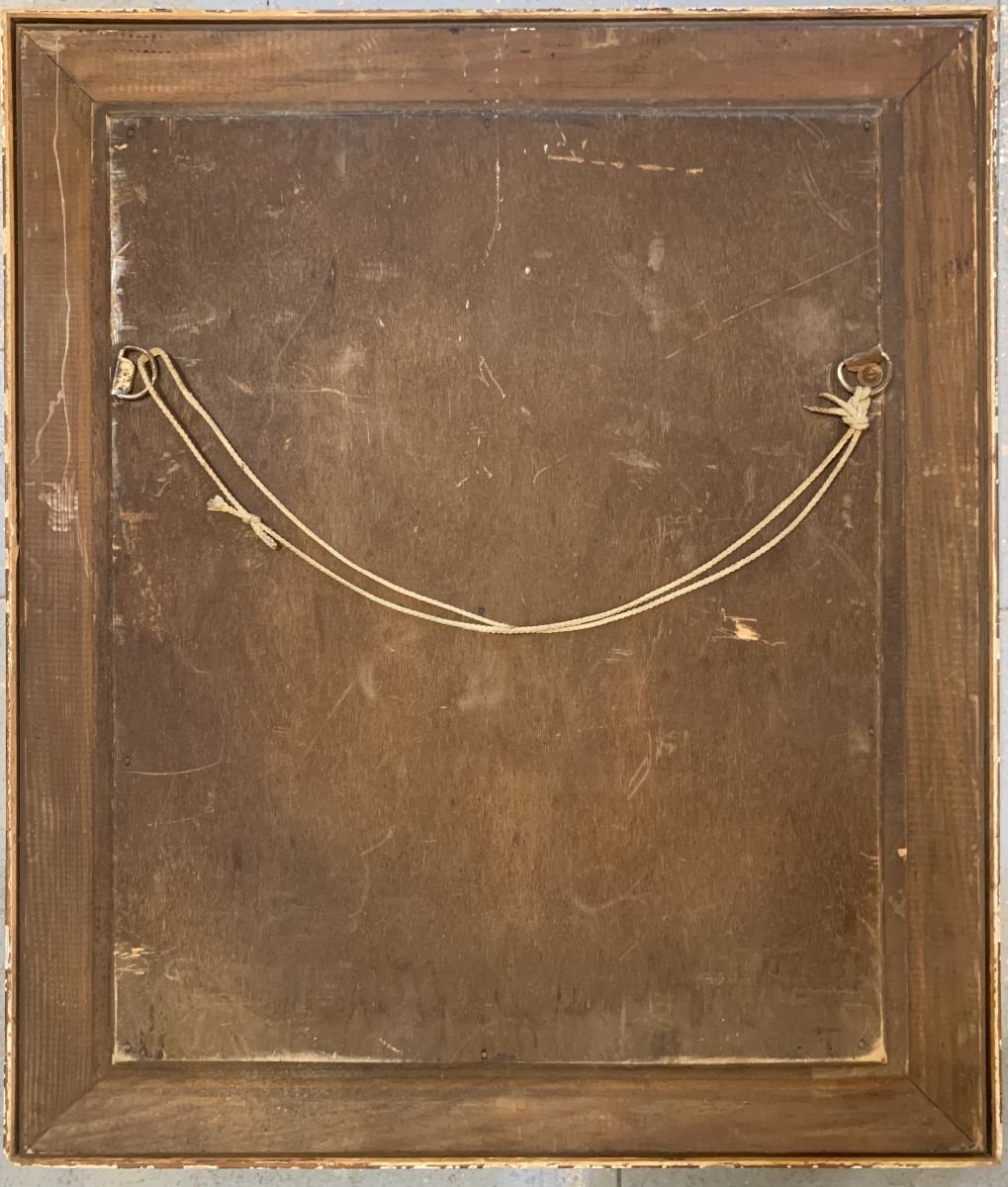 Mirror With Neo-classical Motifs, 1950s/1960s-photo-3