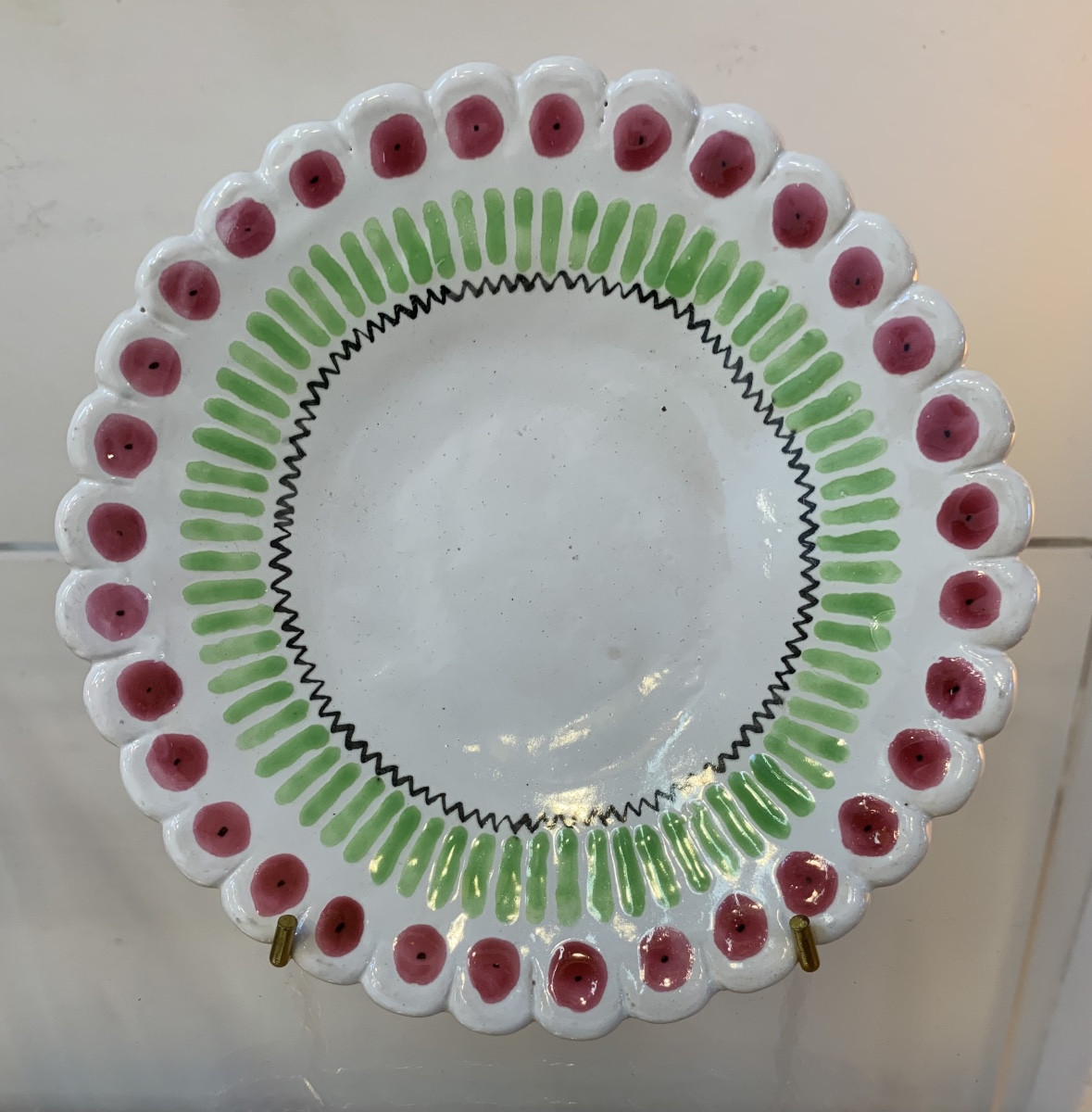 Petite Assiette En Céramique Par La Poterie De Sophie, Paris, Années 1950