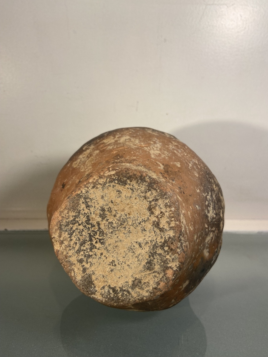 Pichet Précolombien Anthropomorphe, Terre Cuite, Antérieur Au XVIe Siècle-photo-6